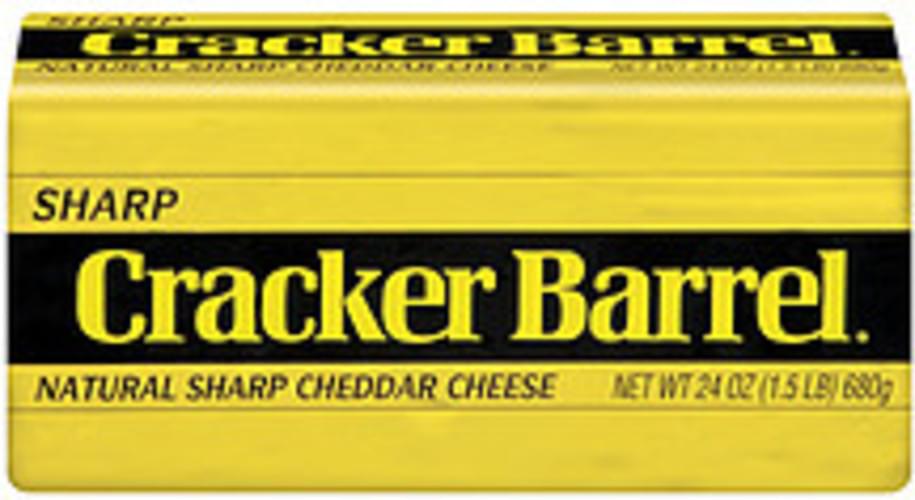 Kraft Cracker Barrel Natural Sharp Cheddar (West Coast Only) Cheese