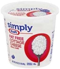 Breakstones Small Curd Fat Free Snack Size 4 Pack Cottage
