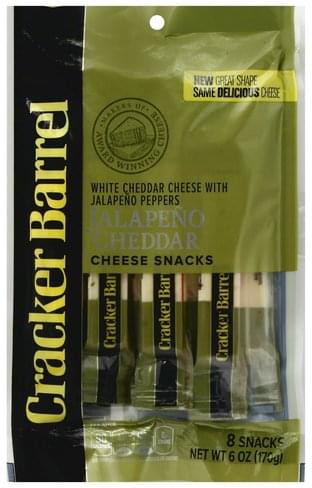 Cracker Barrel Cheese Bars Jalapeno Cheddar Cheese Snacks 8 Ea Cracker Barrel Cheese Bars Jalapeno Cheddar Cheese Snacks 8 Ea