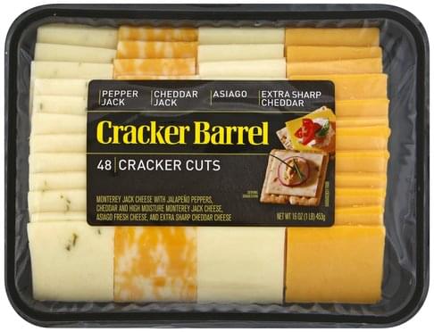 Cracker Barrel Cracker Cuts Pepper Jack Cheddar Jack Asiago Extra Cracker Barrel Cracker Cuts Pepper Jack Cheddar Jack Asiago Extra