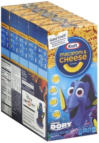 Kraft Disney/Pixar Finding Dory Macaroni & Cheese Dinner - 5 ea