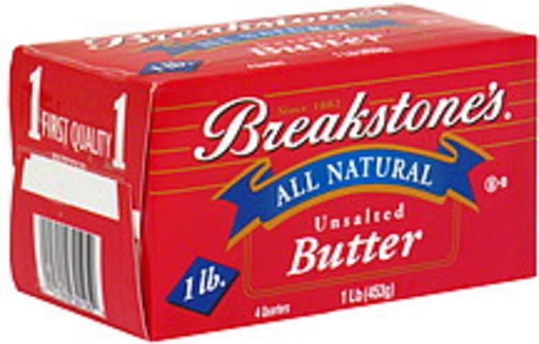 Breakstones Unsalted Butter 1 lb, Nutrition Information Innit