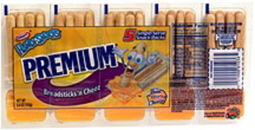 Handi Snacks Breadsticks 'n Cheez 5 ea, Nutrition Information Innit