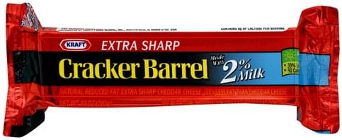 Cracker Barrel Extra Sharp Cheddar Natural Reduced Fat Cheese 10 Oz Cracker Barrel Extra Sharp Cheddar Natural Reduced Fat Cheese 10 Oz