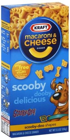 Kraft Scooby-Doo Shapes Macaroni & Cheese Dinner - 5.5 oz ...