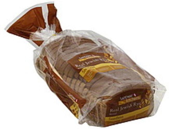 Safeway Real Jewish Rye, Seedless Bread 16 oz, Nutrition Information Innit