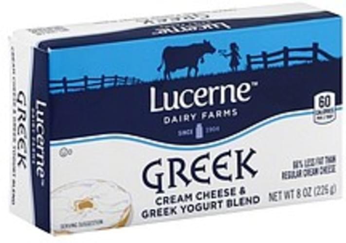 Lucerne Greek Cream Cheese & Yogurt Blend 8 oz, Nutrition Information