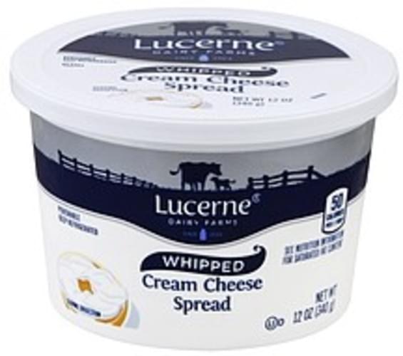 Lucerne Whipped Cream Cheese Spread 12 oz, Nutrition Information Innit