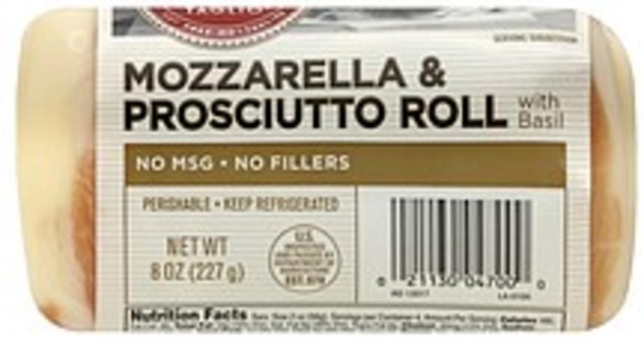 Primo Taglio Mozzarella, with Prosciutto & Basil Cheese Roll - 8 oz ...