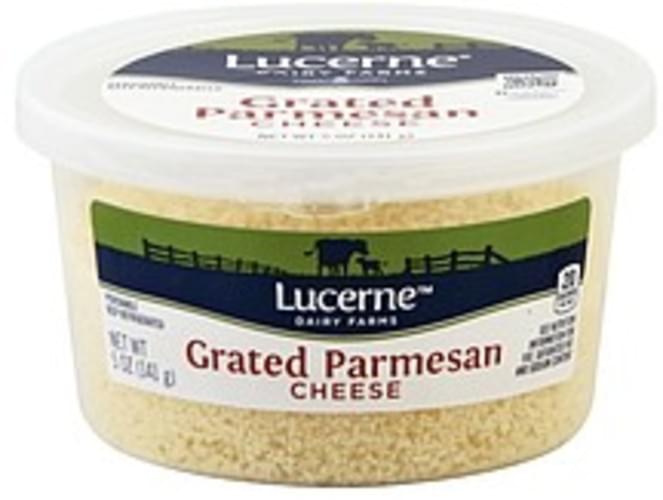 Lucerne Parmesan, Grated Cheese 5 oz, Nutrition Information Innit