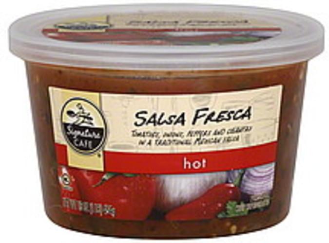 Signature Cafe Hot Salsa Fresca 16 oz, Nutrition Information Innit