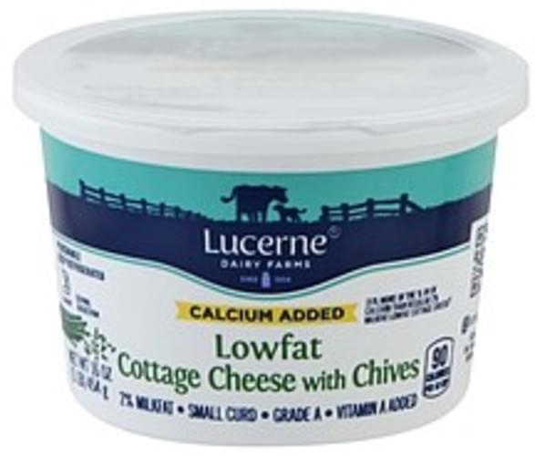 Lucerne With Chives Lowfat Cottage Cheese 16 Oz Nutrition