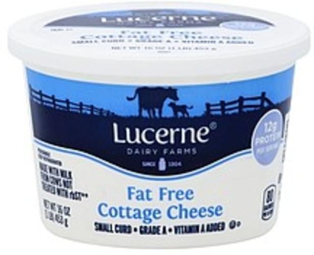 Lucerne Small Curd Fat Free Cottage Cheese 16 Oz Nutrition