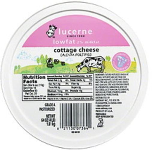 Lucerne 2 Milkfat Lowfat Cottage Cheese 64 Oz Nutrition
