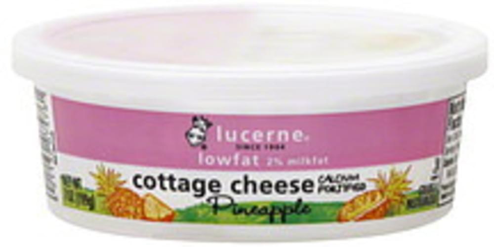 Lucerne Pineapple Cottage Cheese - 7 oz