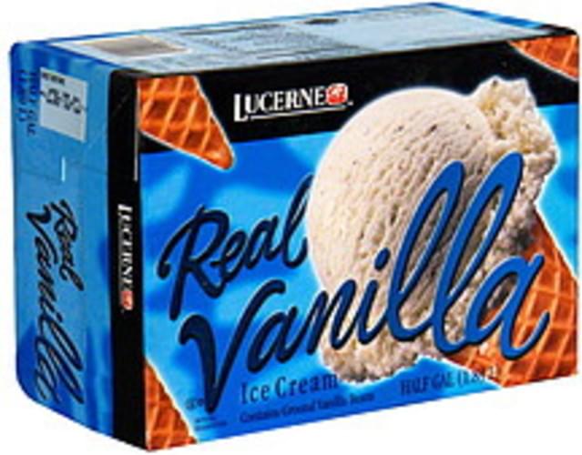 Lucerne Real Vanilla Ice Cream 0.5 gl, Nutrition Information Innit