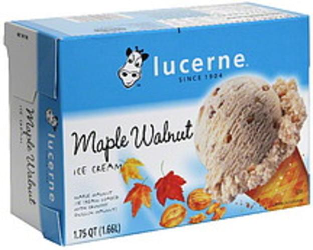 Lucerne Maple Walnut Ice Cream 1.75 QT, Nutrition Information Innit