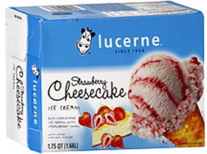Lucerne Strawberry Cheesecake Ice Cream 1.75 QT, Nutrition