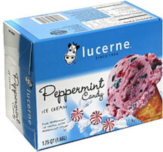 Lucerne Peppermint Candy Ice Cream 1.75 QT, Nutrition Information Innit