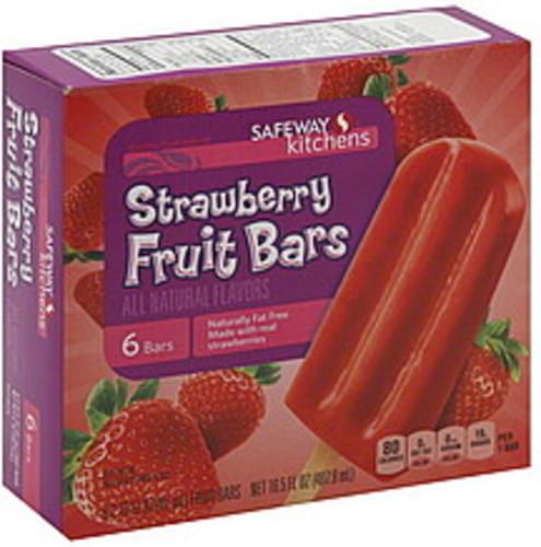 Safeway Strawberry Fruit Bars - 6 ea