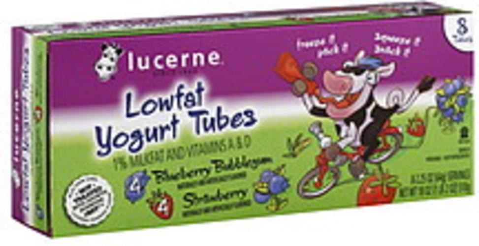 Lucerne Lowfat, 1 Milkfat and Vitamins A & D, Blueberry Bubblegum