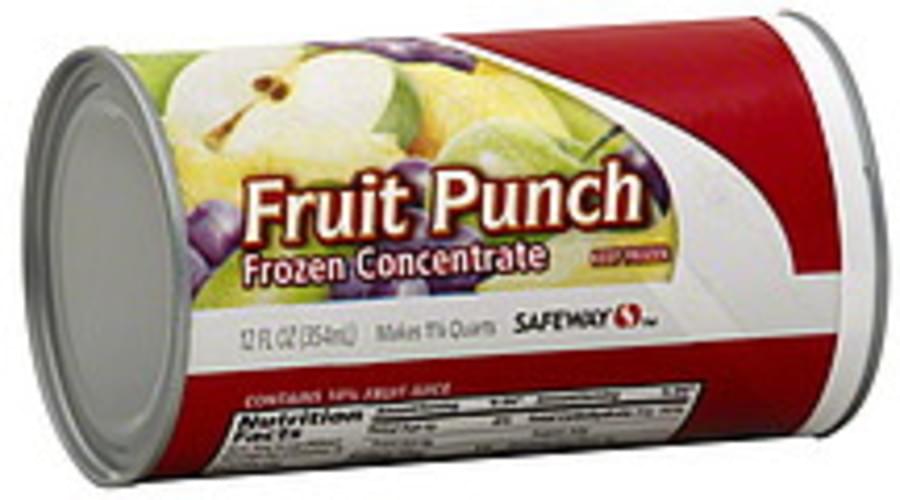 Safeway Fruit Punch 12 oz, Nutrition Information Innit