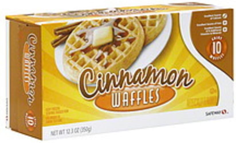 Safeway Cinnamon Waffles 10 ea, Nutrition Information Innit