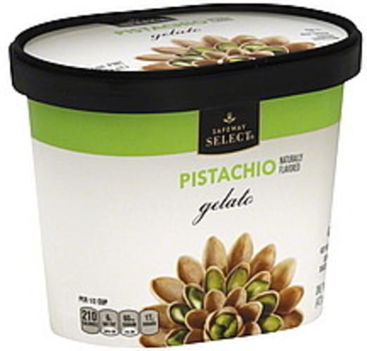 Safeway Select Pistachio Gelato 1 pt, Nutrition Information Innit