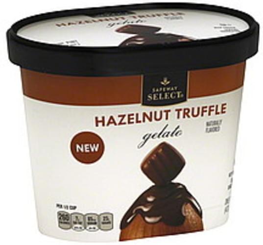 Safeway Select Hazelnut Truffle Gelato 1 pt, Nutrition Information