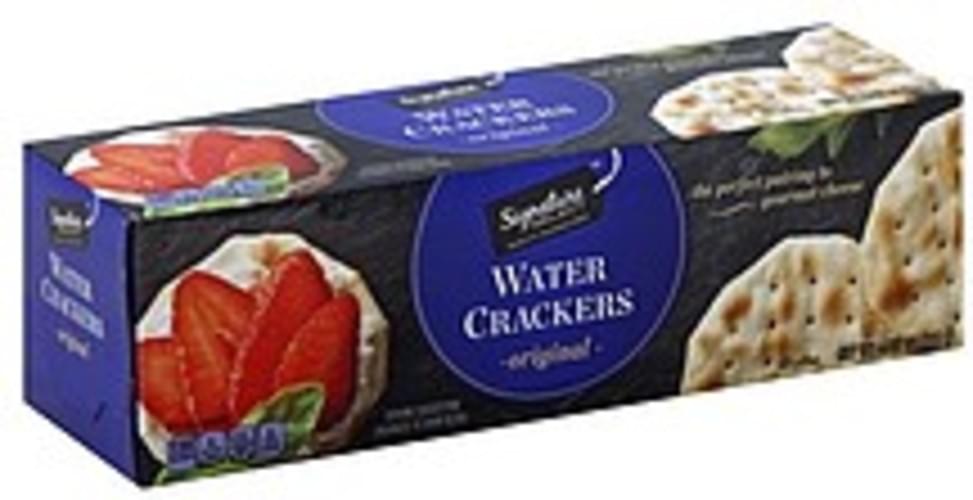 Signature Select Original Water Crackers 4.25 oz, Nutrition