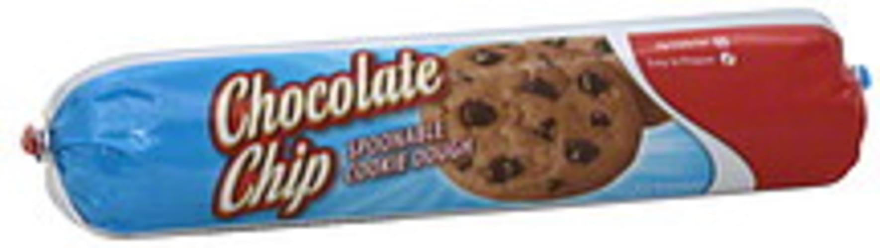 Safeway Chocolate Chip Spoonable Cookie Dough 18 oz, Nutrition