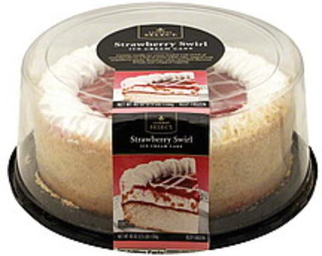 Safeway Select Strawberry Swirl Ice Cream Cake 40 oz, Nutrition Information Innit