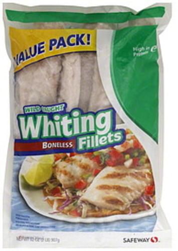 Safeway Wild Caught, Boneless, Value Pack Whiting Fillets - 32 oz