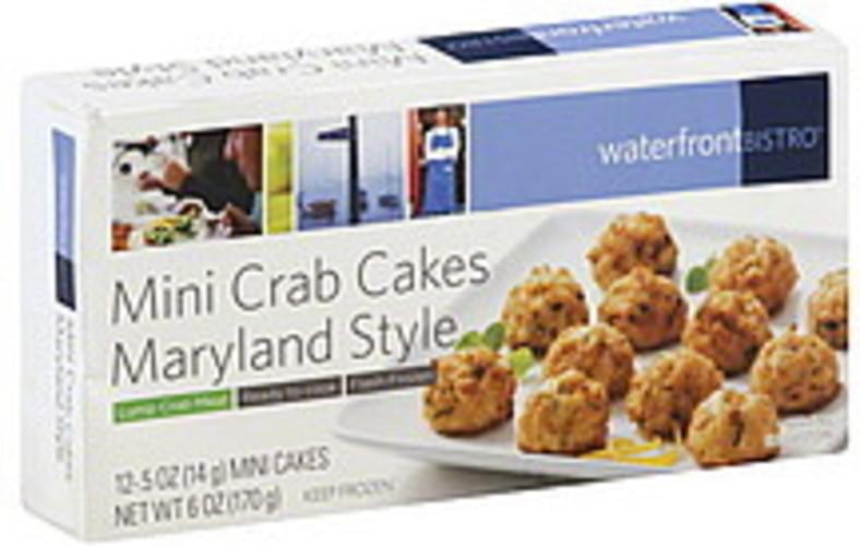Waterfront Bistro Mini, Maryland Style Crab Cakes 12 ea, Nutrition