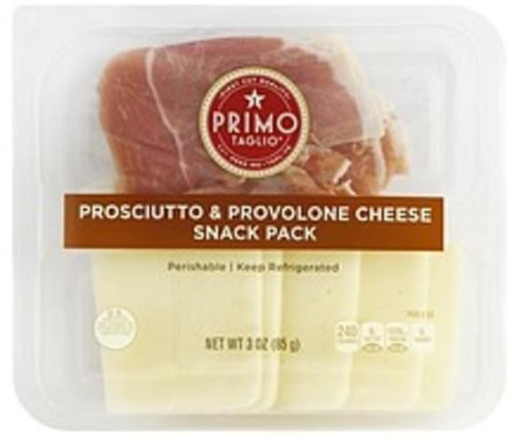 Primo Taglio Prosciutto & Provolone Cheese Snack Pack 3 oz, Nutrition