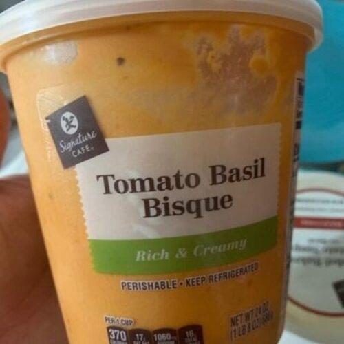 Signature Cafe Tomato Basil, Rich & Creamy Bisque 24 oz, Nutrition