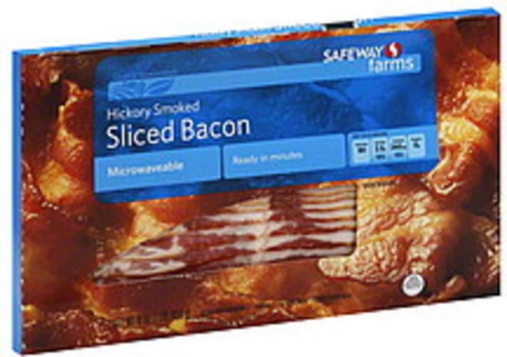Safeway Hickory Smoked, Sliced Bacon 16 oz, Nutrition Information Innit