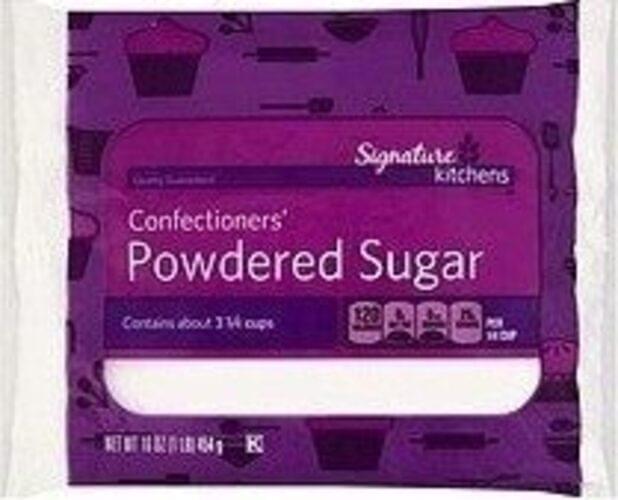 Signature Select Pure Cane, Powdered Sugar 16 oz, Nutrition