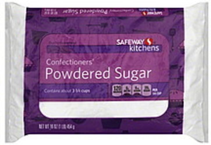 Safeway Confectioners' Powdered Sugar 16 oz, Nutrition Information