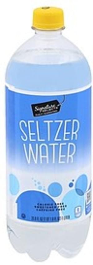 Signature Select Seltzer Water - 33.8 oz
