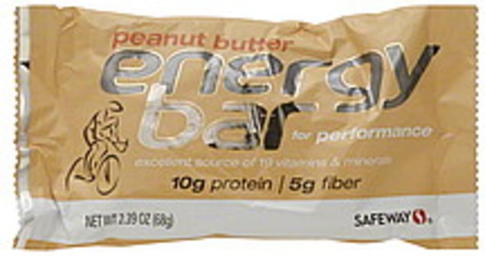 Safeway Peanut Butter Energy Bar 2.39 oz, Nutrition Information Innit