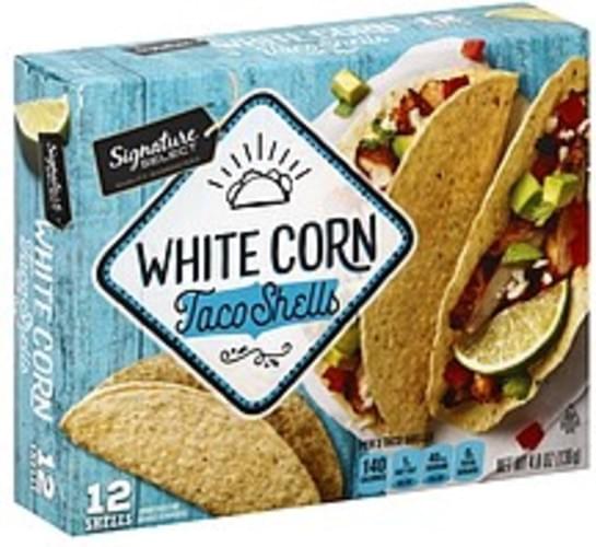 Signature Select White Corn Taco Shells 12 ea, Nutrition Information