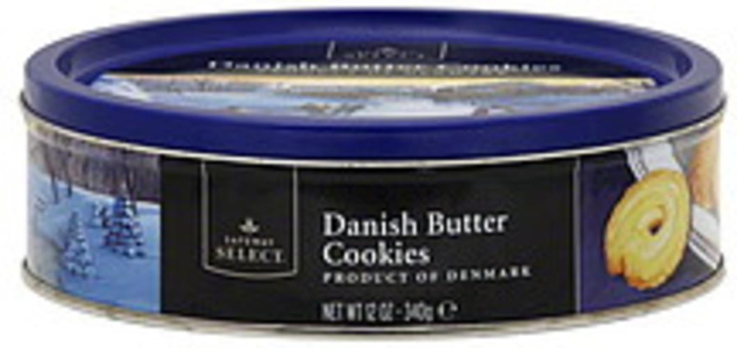 Safeway Select Danish Butter Cookies 12 oz, Nutrition Information Innit