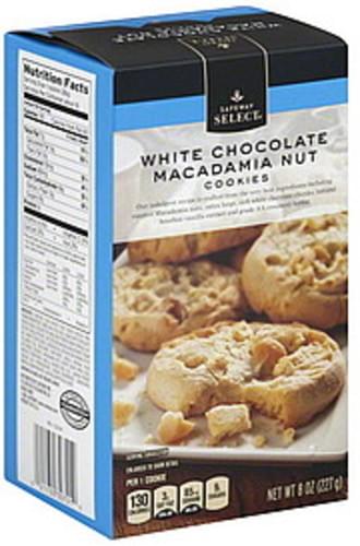 Safeway Select White Chocolate Macadamia Nut Cookies - 8 ...