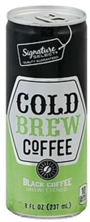 Signature Select Cold Brew, Black Coffee, Unsweetened Coffee - 8 oz