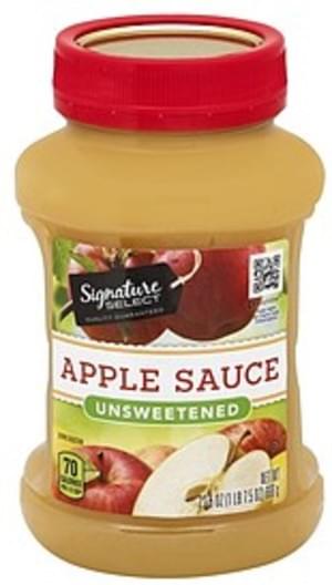 Signature Select Unsweetened Apple Sauce - 23.5 oz