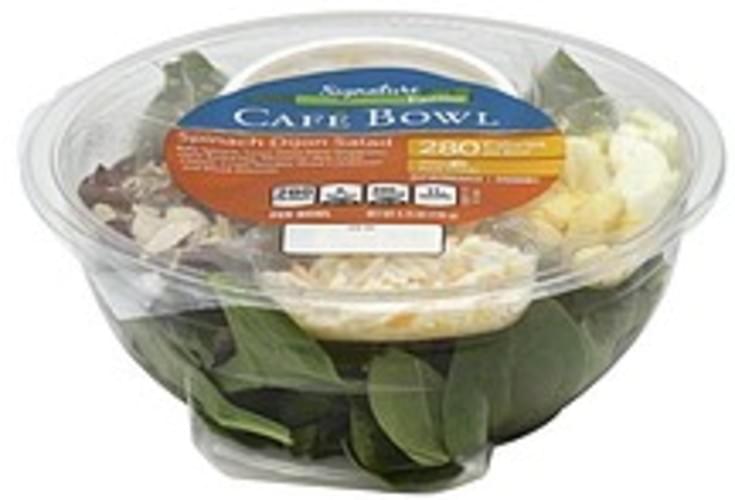 Signature Spinach Dijon Salad Cafe Bowl 4.75 oz, Nutrition
