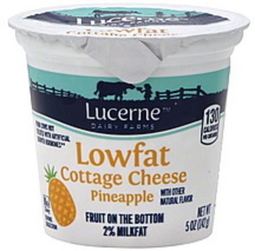 Lucerne 2 Milkfat Lowfat Pineapple Cottage Cheese 5 Oz