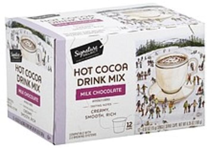 Signature Select Hot Cocoa, Milk Chocolate Drink Mix 12 ea, Nutrition