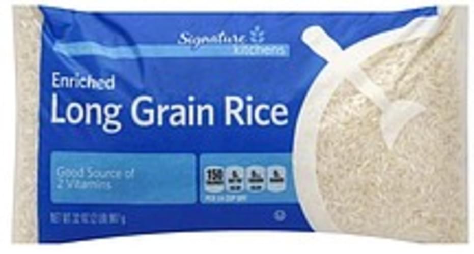 Signature Select Enriched, Long Grain Rice 32 oz, Nutrition